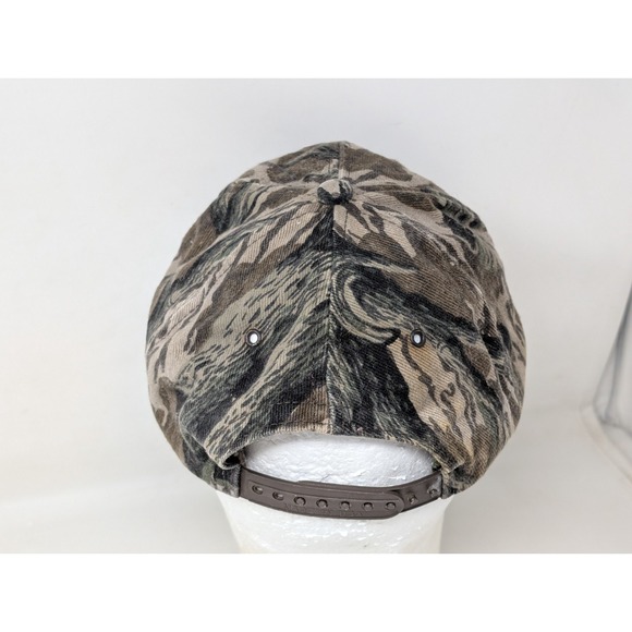 Vintage Mossy Oak Tree Stand Camo Hunting Hat Snapback Baseball Cap Made‎ In USA - Picture 3 of 6